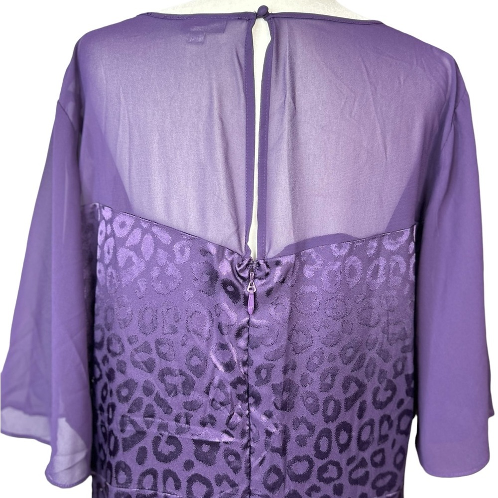 NEW Avenue Evening Dress 22/24 Purple Whimsagoth Fairy Flowy Feminine - Picture 6 of 10